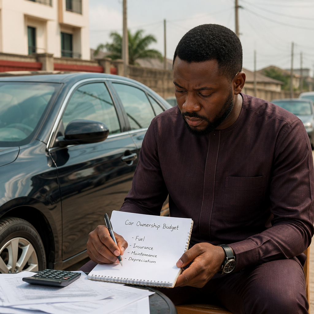 Car ownership cost Nigeria budget showing fuel maintenance insurance and depreciation